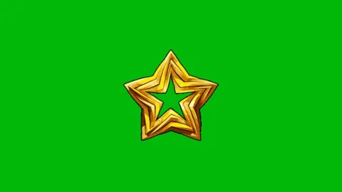 Blinking Star Sparkle Effect Animation Overlay Stock Footage 344208706