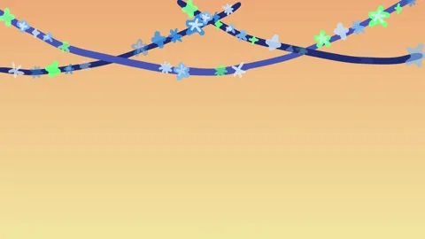 Blinking star on the wire background Video stock 252950601