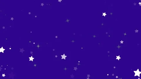 Blinking stars blue background Stock Footage 254327500