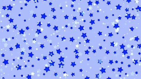 Blinking stars blue background Stock Footage 254366565