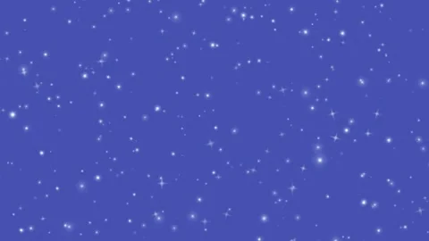 Blinking stars blue background Stock Footage 254434893