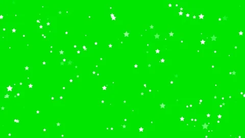 Blinking stars with green screen background 2 Stock Footage 124263476
