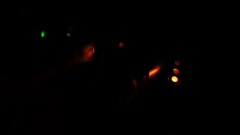 Blinking status led lights in a studio datacenter setting with cables 스톡 동영상 123939686