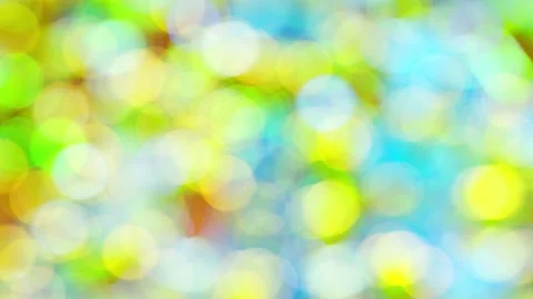 Blinking summer light particles bokeh looping 3D animation Video stock 196695942