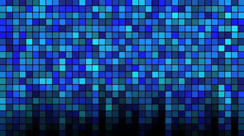 Blinking Tiles Background - Loop Blue Stock Footage 45980798