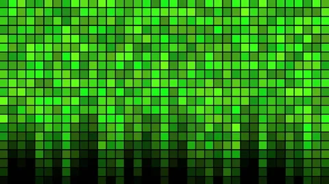 Blinking Tiles Background - Loop Green Stock Footage 46003182