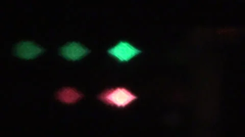 Blinking varicoloured light Stock Footage 33635739