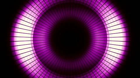 Blinking Violet Squares in the Form of a Tunnel 2 Stock Footage 47276378