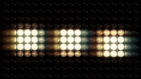 Blinking Wall  lights  Flashing lights Lanterns Video stock 171414528