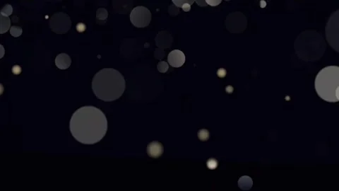 Blinking white circle lens flares animated black screen overlay 4k Stock Footage 289911663