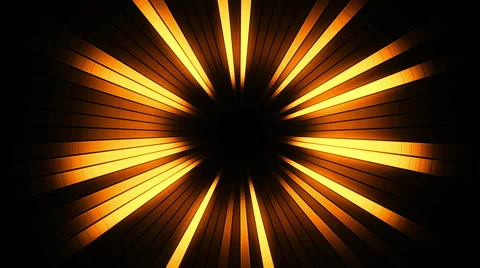 Blinking Yellow Squares in the Form of a Tunnel 3 Stock Footage 47277757
