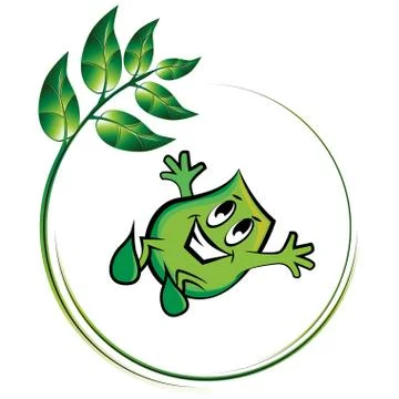 Blinky and shiny plant, vector illustration Stock Illustration