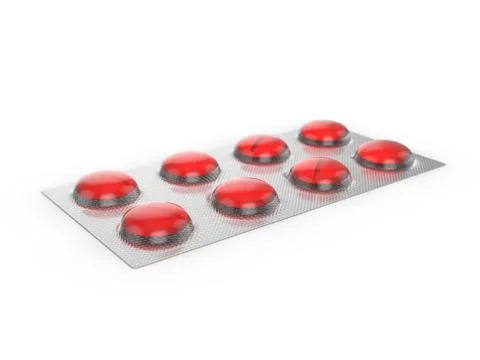 Blister pack Stock Illustration