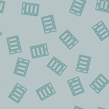 Blister pack plastic package line seamless pattern Stock Illustration