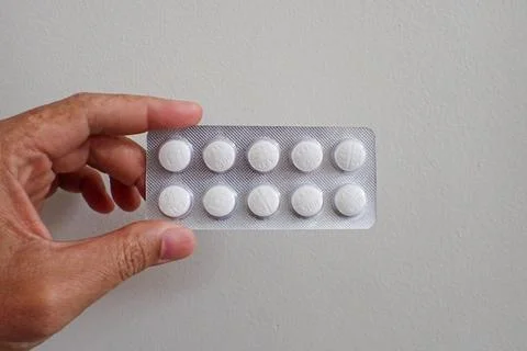 Blister pack tablets Stock-Fotos
