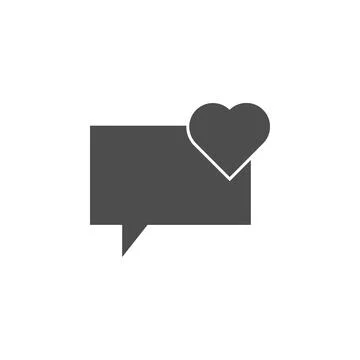 Blisters communicating with the heart icon. Elements of web icon. Premium 스톡 일러스트