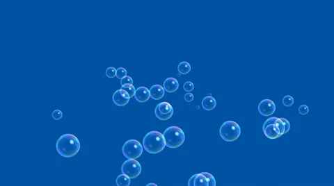 Blisters &amp; floating bubble generation underwater,water liquid blue background. Stock Footage 37130638