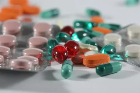 Blisters of pills Stock Photos