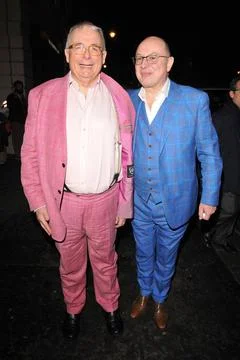  Blithe Spirit play press night arrivals LONDON, ENGLAND - MARCH 10: Chris... 스톡 사진