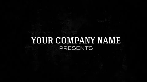 Blitz Movie Title After Effects stock