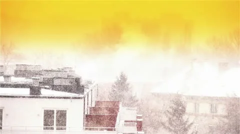 Blizzard 12 stylized Stock Footage 10743556