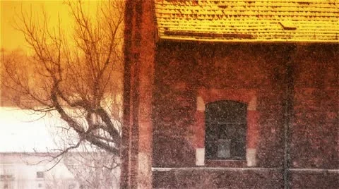 Blizzard 14 building stylized Stock Footage 10743593