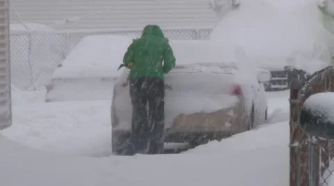Blizzard of 2013 Stock Footage 21245549