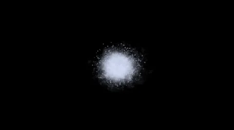 Blizzard with alpha channel Full HD Stock Footage 3490920