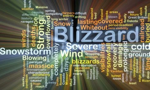 Blizzard background concept glowing Stock Illustration
