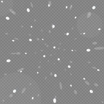 The Blizzard effect on a transparent background. Abstract point clouds, Blizzard Stock Illustration