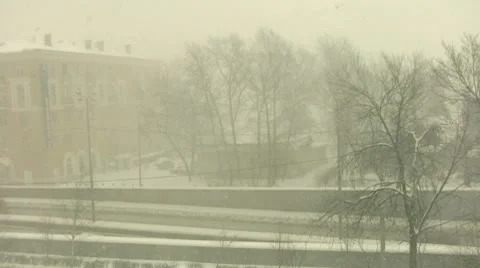 Blizzard Video stock 10573381