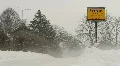 blizzard in germany HD Footage