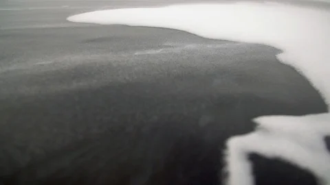 Blizzard on an icy surface. Video stock 94702899