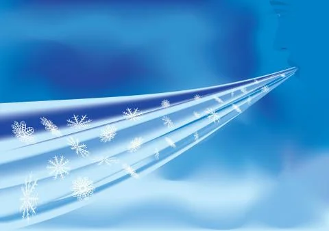 Blizzard. Stock Illustration