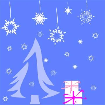 Blizzard Stock Illustration