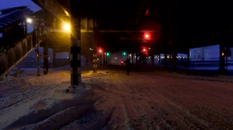 Blizzard jonas in NYC 스톡 동영상 59522513