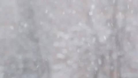 Blizzard outside the window. Stock Footage 260318888