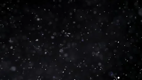 A blizzard of shiny snowflakes. Magic dust. Shimmering particles with bokeh Stock Footage 269708287