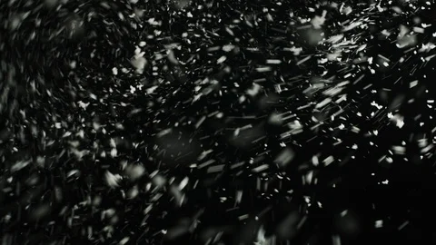  Blizzard Snow Storm Falling Snowflakes Real Lens Flare Effect Stock Footage 89486271