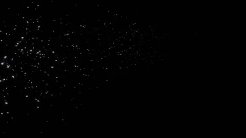 Blizzard of Snowflakes Stock Footage 100643408