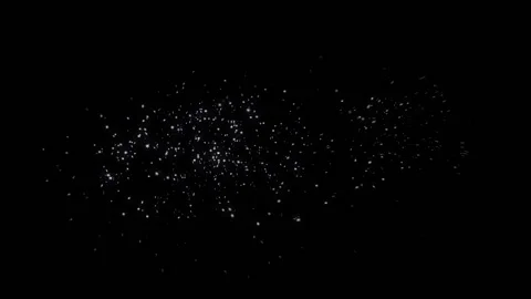 Blizzard of Snowflakes Stock Footage 100643422