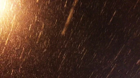 Blizzard snowflakes in the lantern Stock Footage 101128434