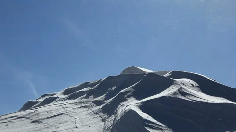 Blizzard at the Summit of Yokote Mountain Stock Footage 330149186