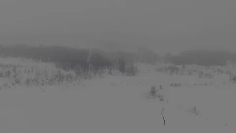 Blizzard in Tromso Stock Footage 106924791