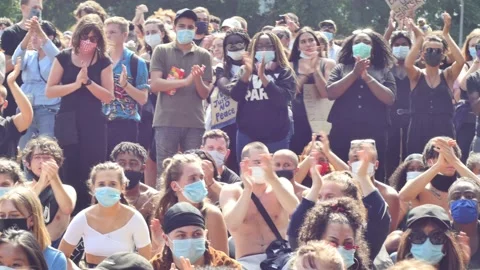 BLM - claps Stock Footage 133095409