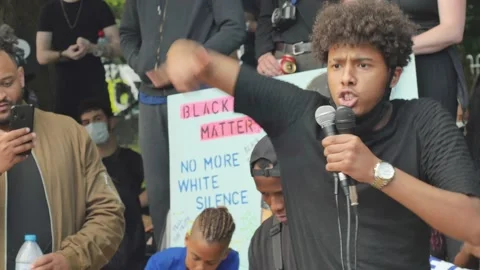 BLM - George Floyd Stock Footage 133195227