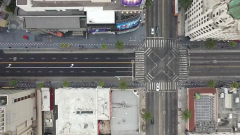 BLM Hollywood Blvd Left Stock Footage 138332691