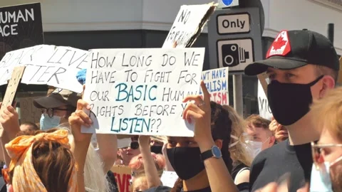 BLM - how long? Stock Footage 133055796