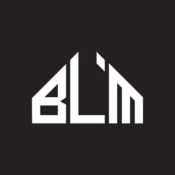BLM letter logo design. BLM monogram initials letter logo concept. BLM letter 스톡 일러스트