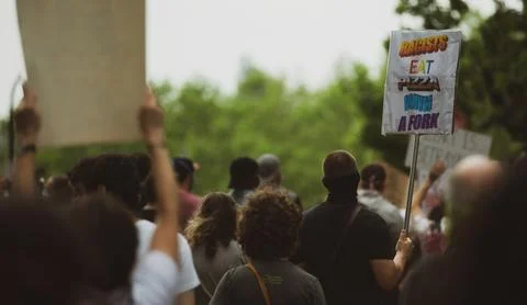 BLM March Hoboken Stock Photos